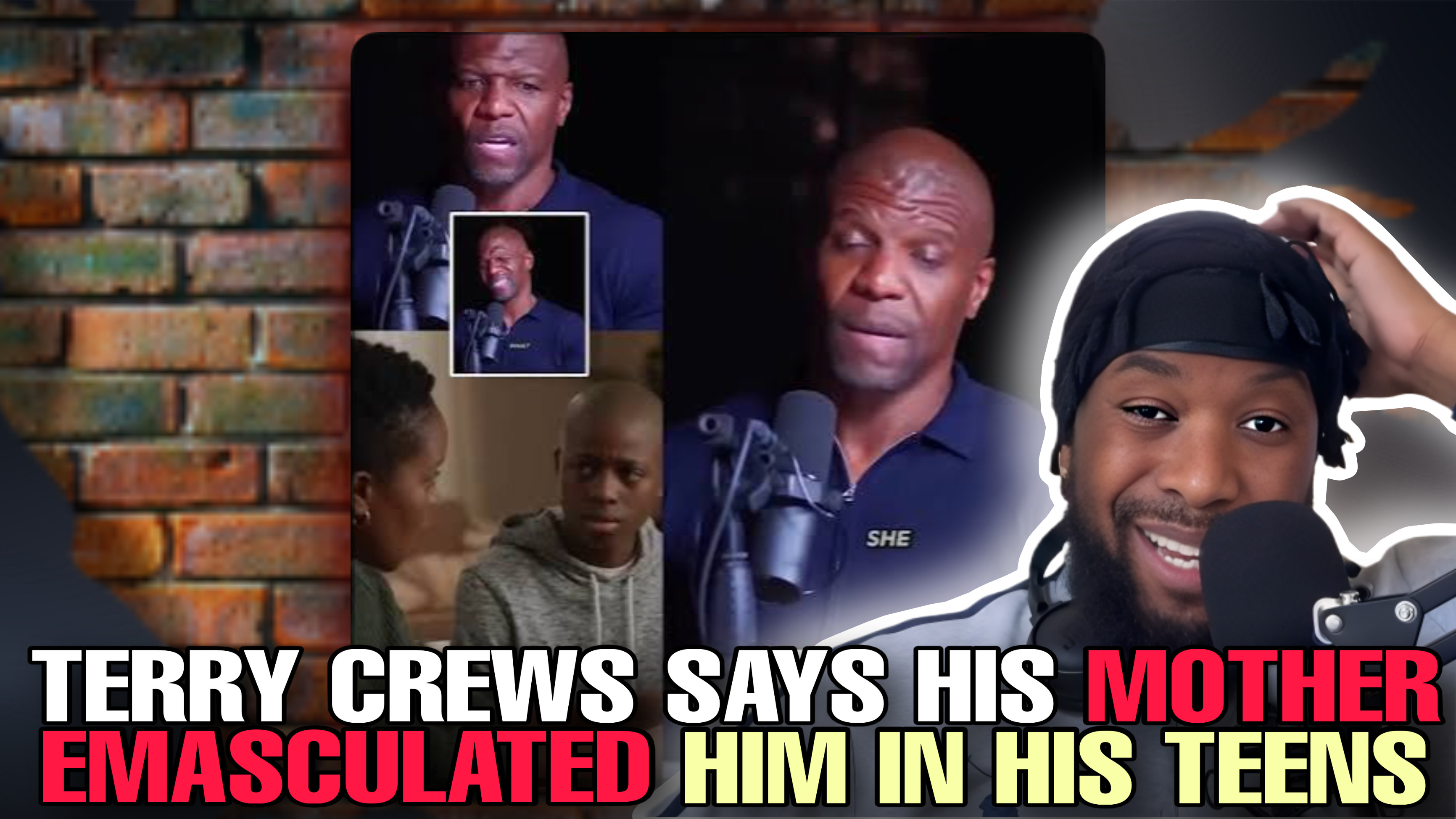 TERRY CREWS SAYS HIS MOTHER EMASCULATED HIM IN HIS TEENS