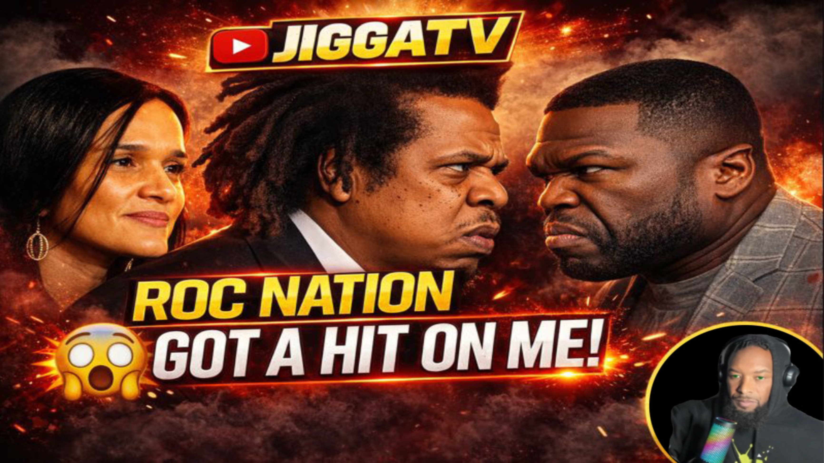 50 Cent Says Roc Nation Put a Hit on Him?! Jay-Z & Ja Rule Named 👀