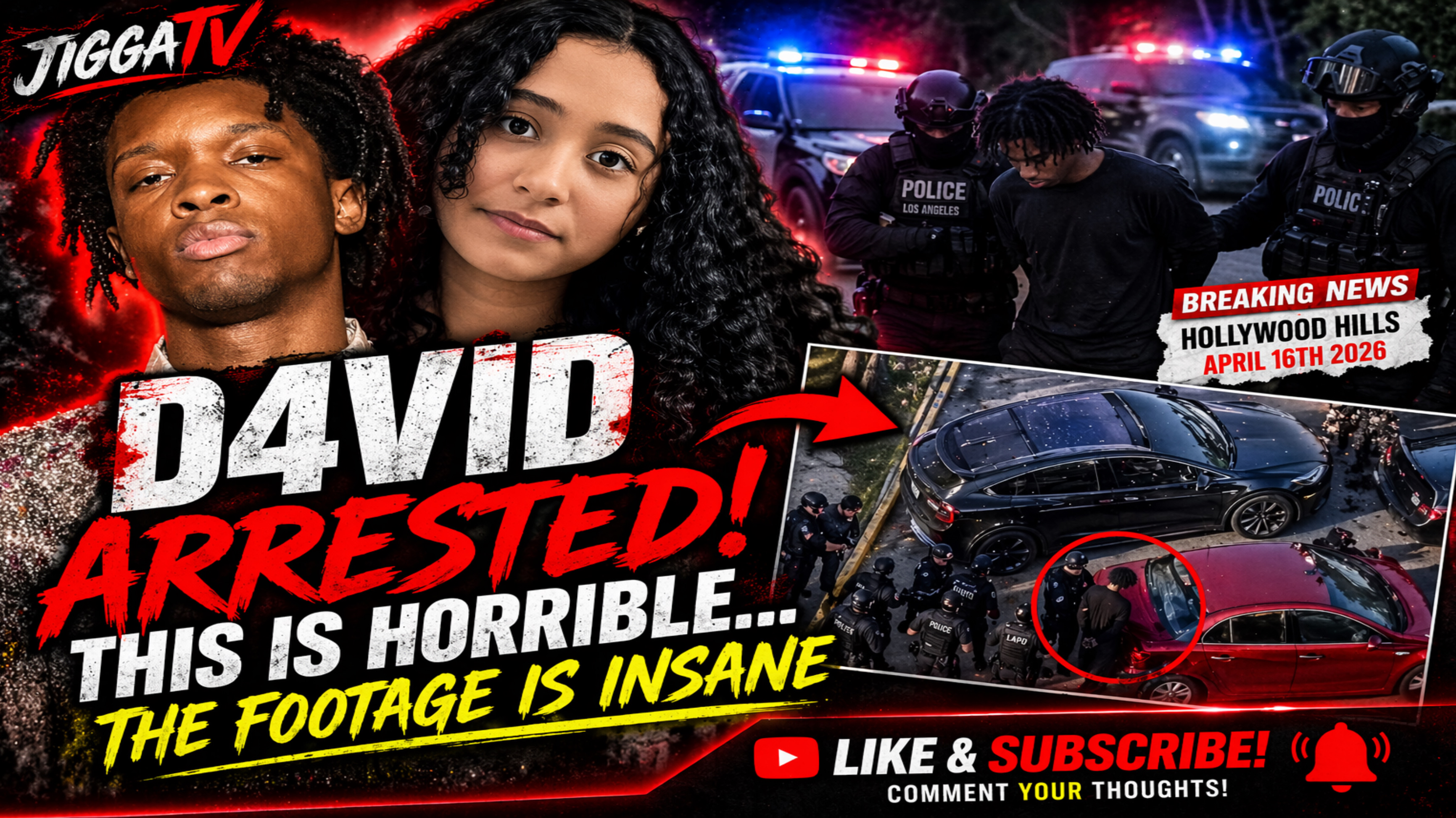 D4VID ARRESTED… This Is HORRIBLE 😳 The Footage Is INSANE!