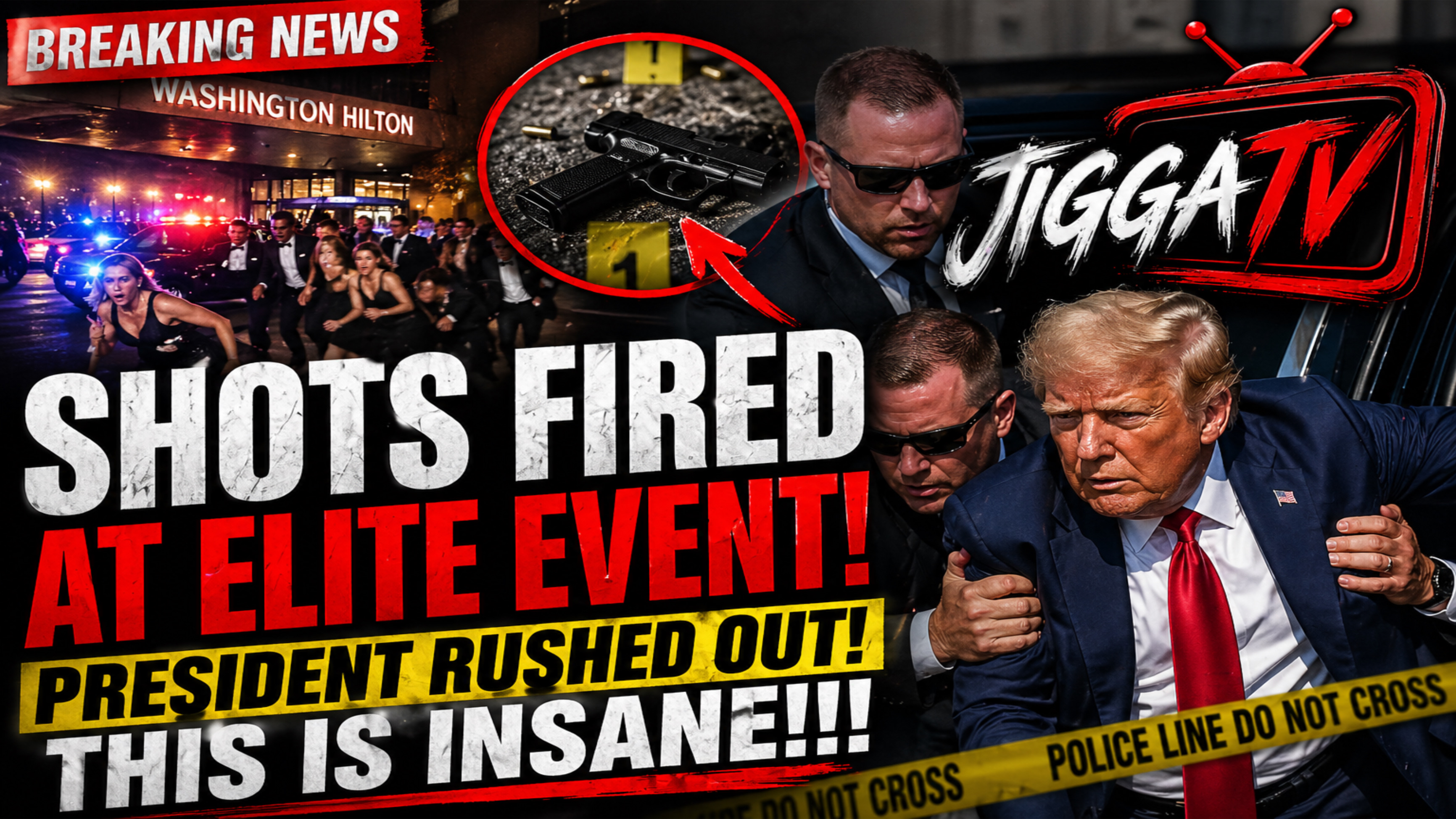 SHOTS FIRED AT ELITE EVENT 😳 PRESIDENT RUSHED OUT — THIS IS INSANE!!!