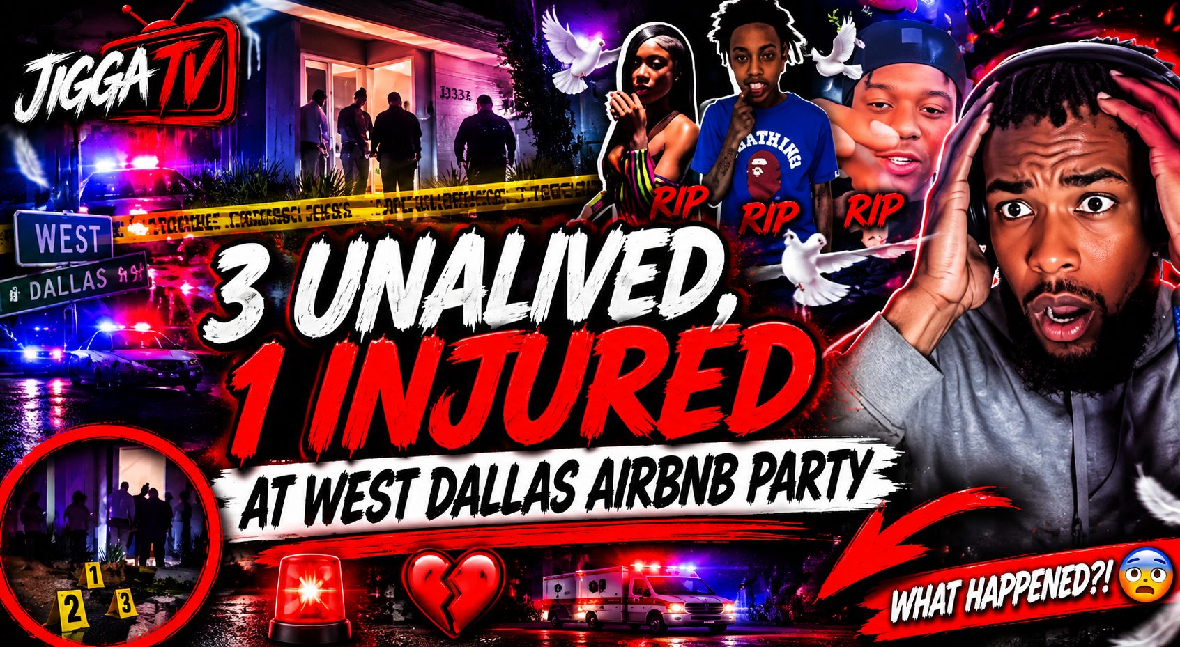 3 people were killed and 1 person was injured after gunfire erupted at Airbnb in West Dallas